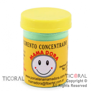 PIGMENTO CONCENTRADO P/PORCELANA FRIA VERDE PASTEL X 15GR X 1